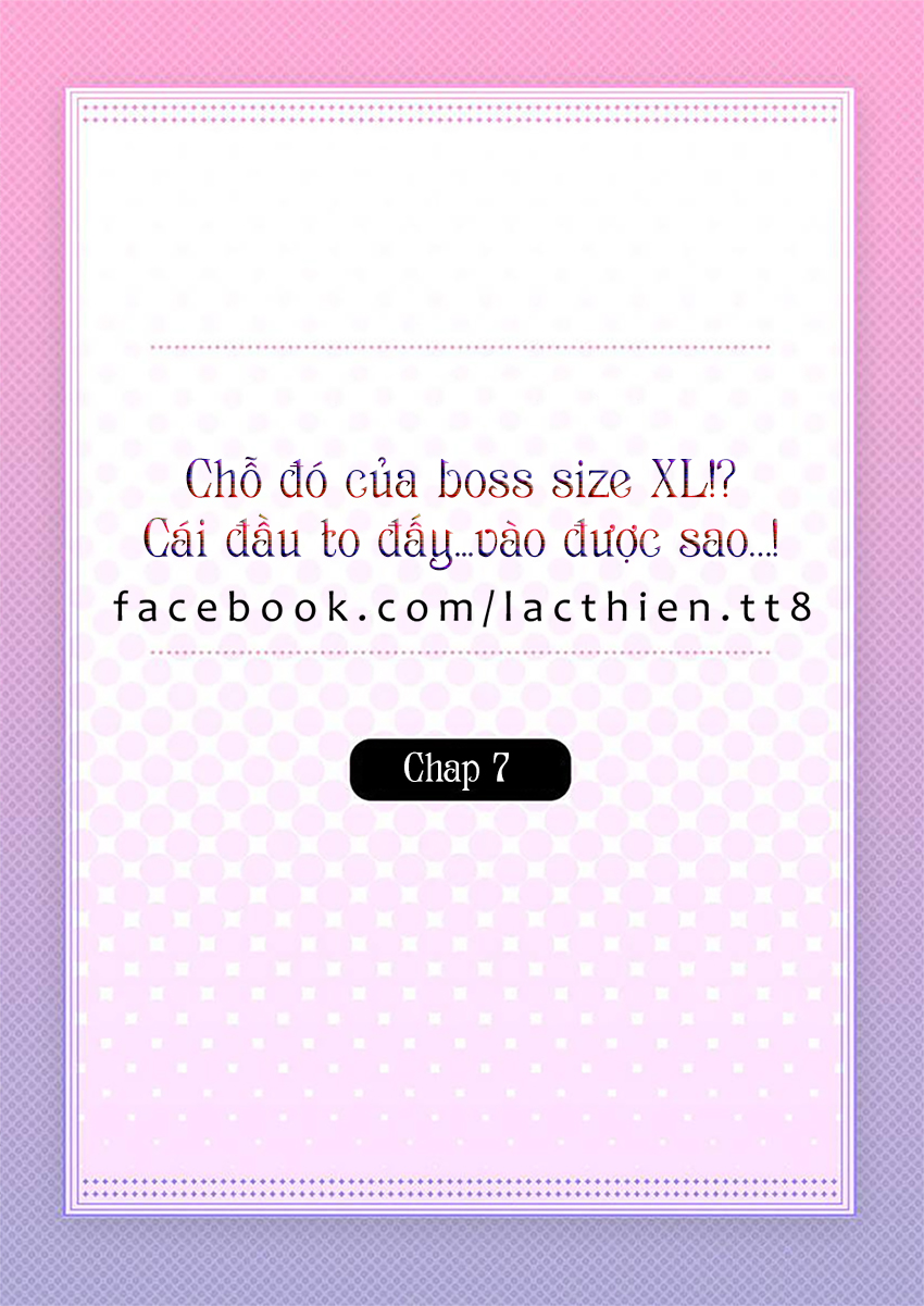 Chỗ Đó Của Boss Size XL!? Chapter 7 - Trang 3