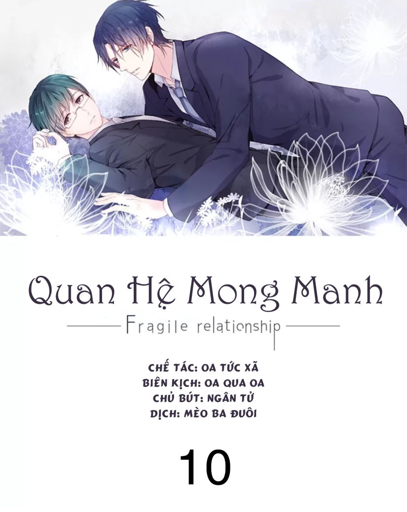 Quan Hệ Mong Manh Chapter 10 - Trang 1