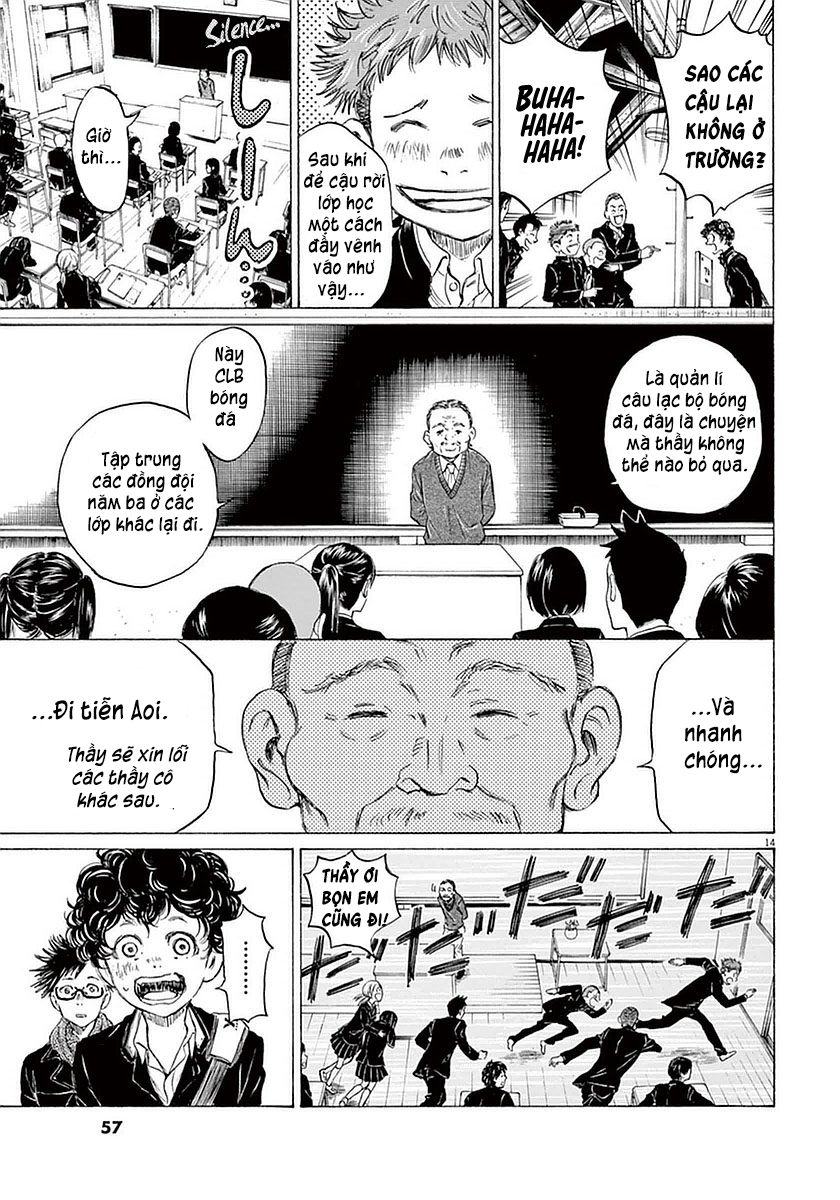 Ao Ashi (Siêu Phẩm Manga Bóng Đá) Chapter 21: Sắc vàng của màu cam (phần 2) - Trang 14