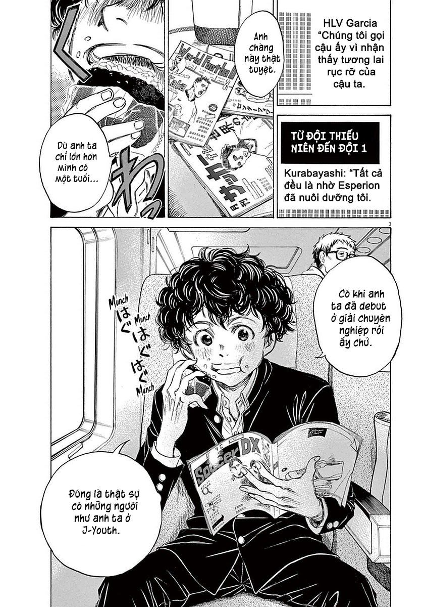 Ao Ashi (Siêu Phẩm Manga Bóng Đá) Chapter 23: Đặc quyền của J-Youth - Trang 3