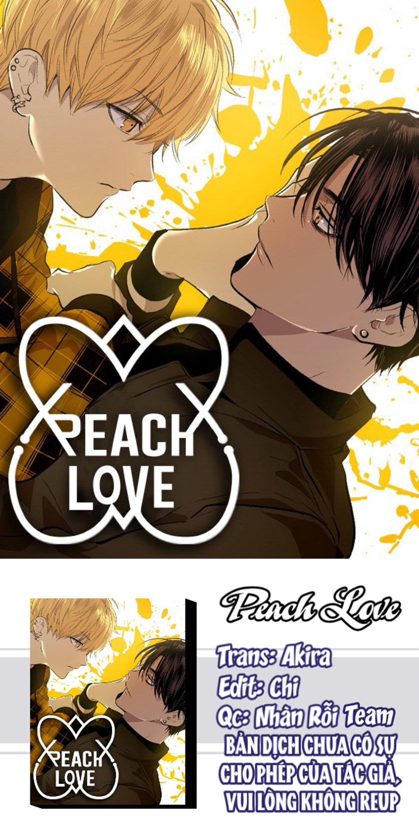 Peach Love (Đại Ca Học Đường Và Quân Đoàn Love) Chapter 36 - Trang 1