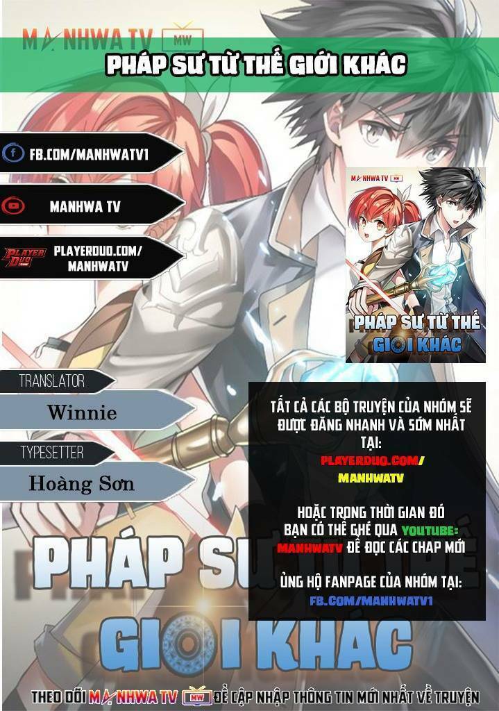 Pháp Sư Từ Thế Giới Khác Chapter 16 - Trang 1