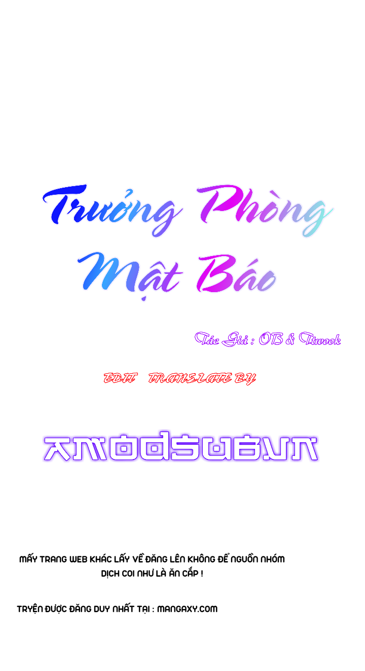 Trưởng Phòng Mật Báo Chapter 1 - Trang 12