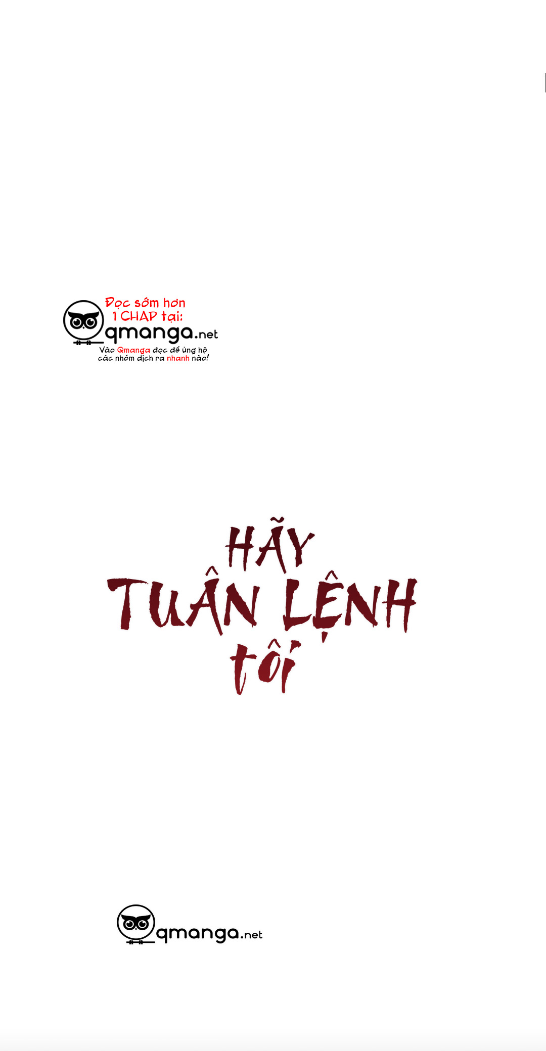 Hãy Tuân Lệnh Tôi Chapter 11 - Trang 1