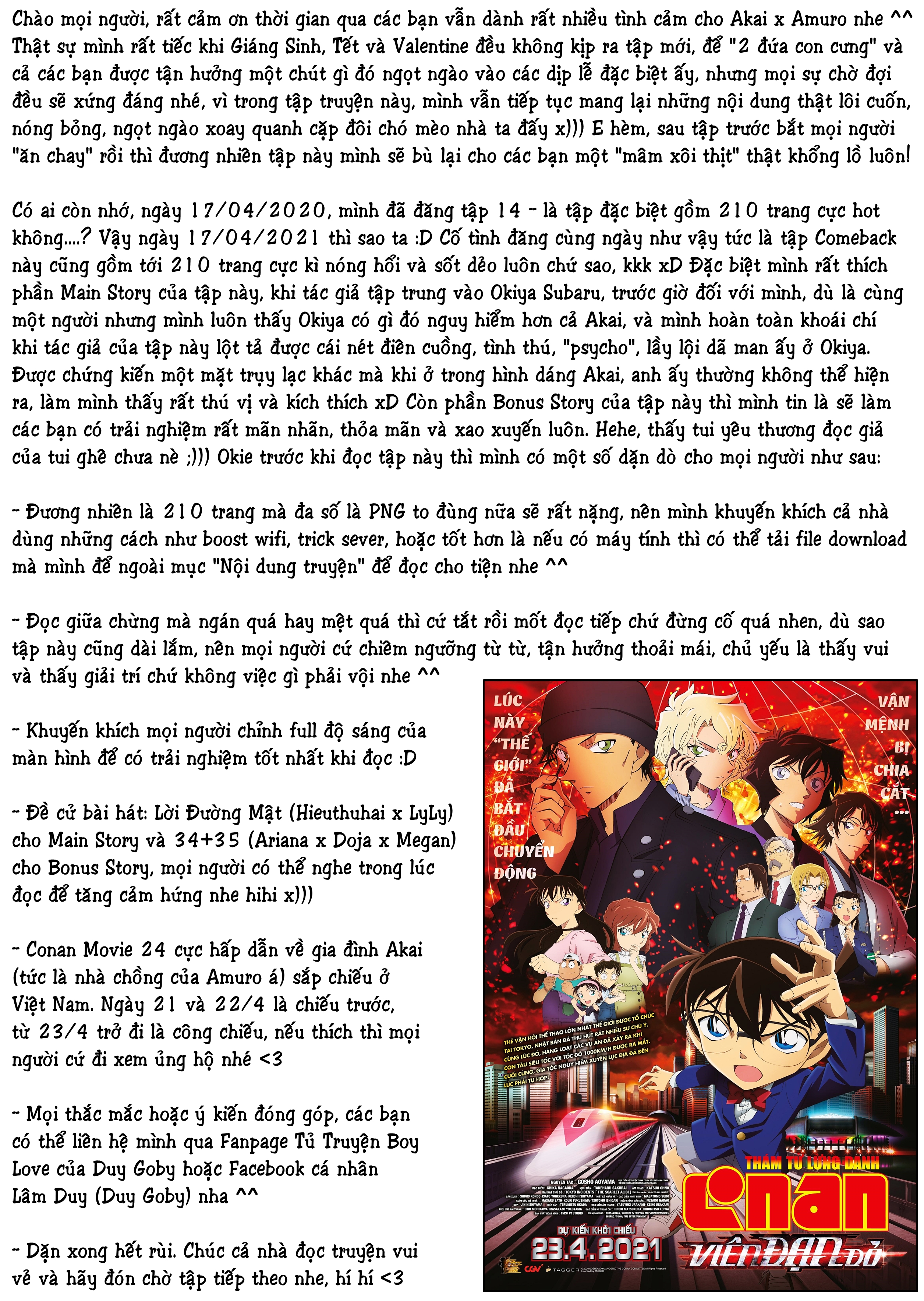 Akai X Amuro - Detective Conan Doujinshi Chapter 17 - Trang 2