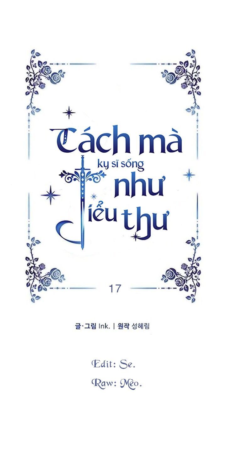 Cách Mà Kỵ Sĩ Sống Như Tiểu Thư Chapter 17 - Trang 2