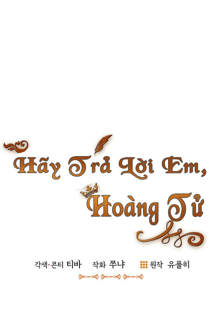 Hãy Trả Lời Em, Hoàng Tử! Chapter 2 - Trang 20