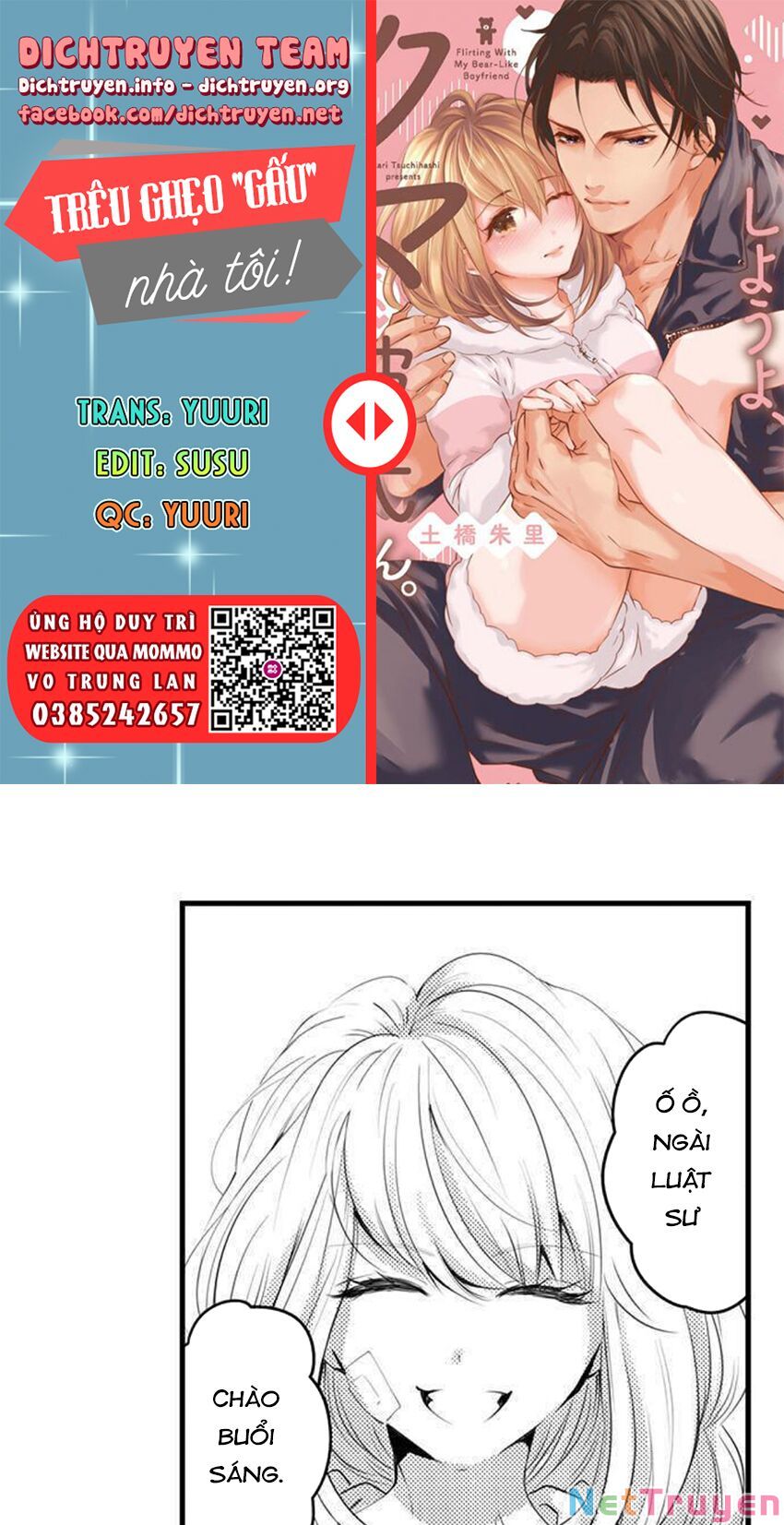 Trêu Ghẹo Gấu Nhà Tôi! Chapter 40 - Trang 1