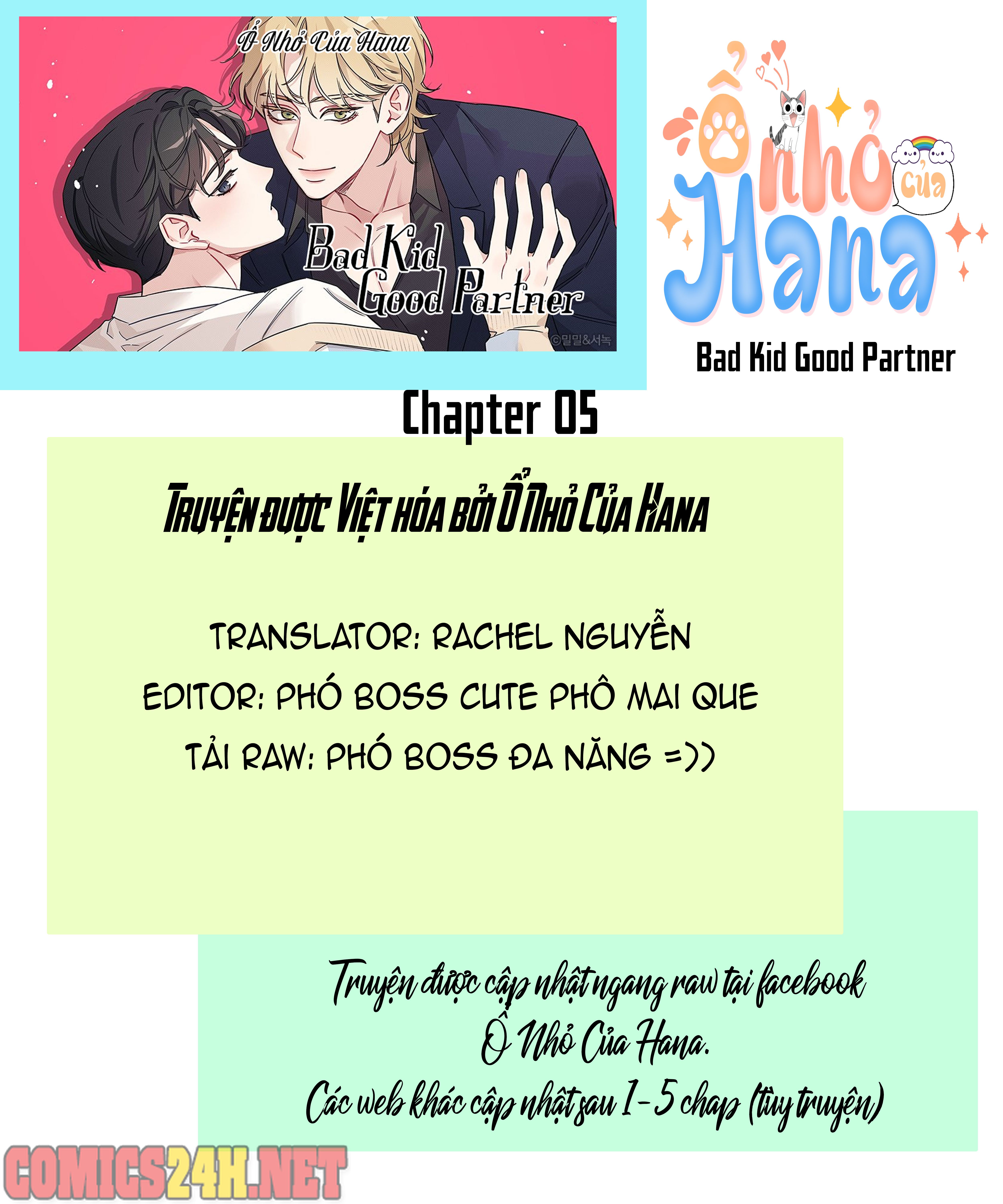 Bad Kid Good Partner Chapter 5 - Trang 1