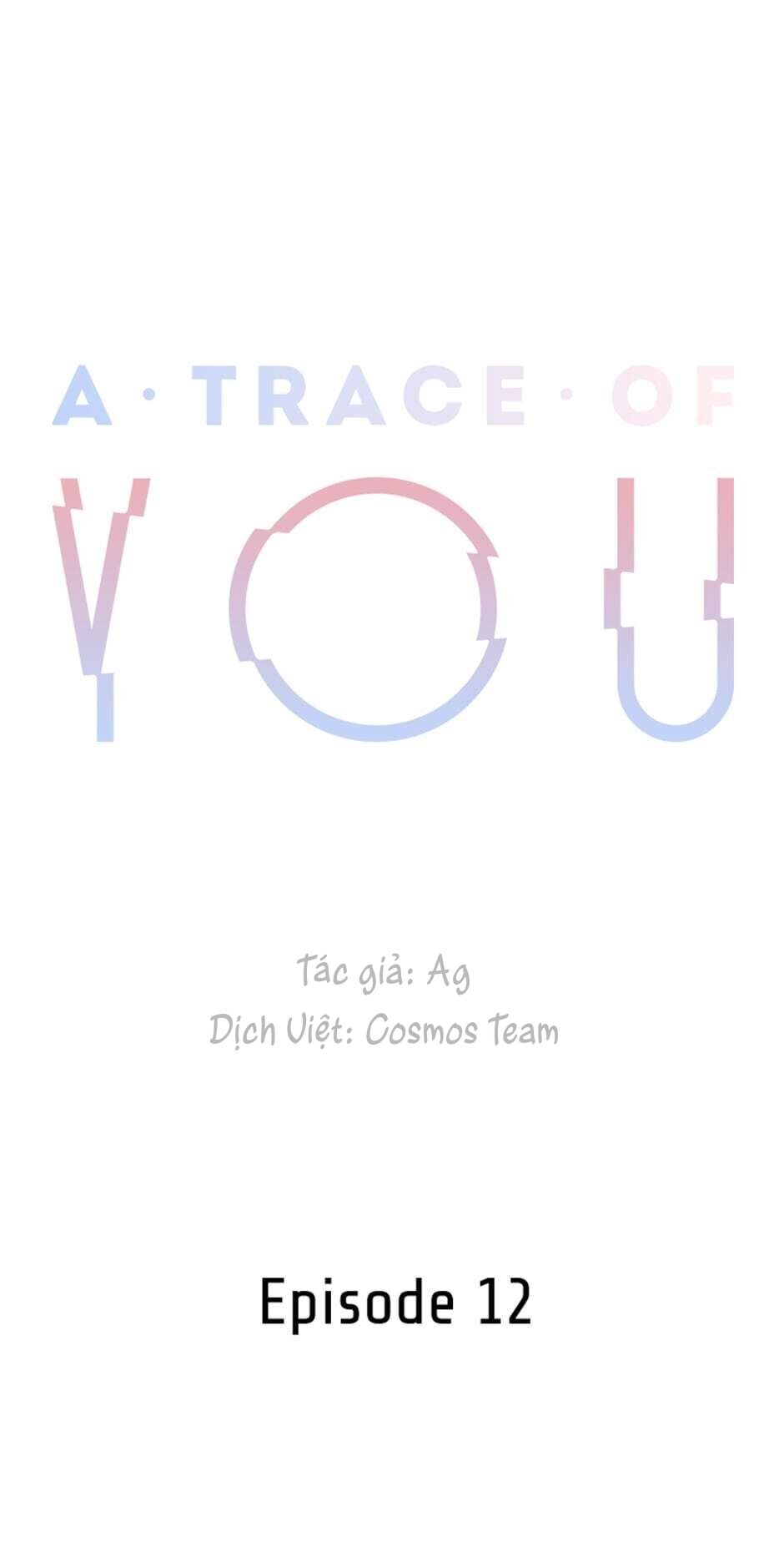 A Trace Of You Chapter 12 - Trang 1