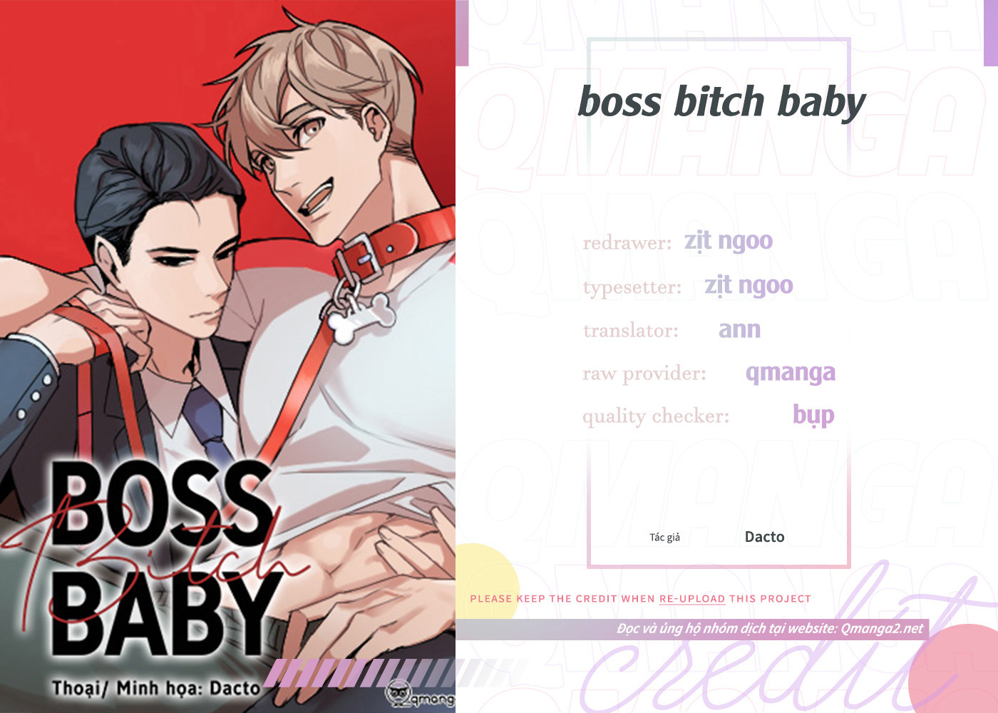 Boss Bitch Baby Chapter 8 - Trang 1