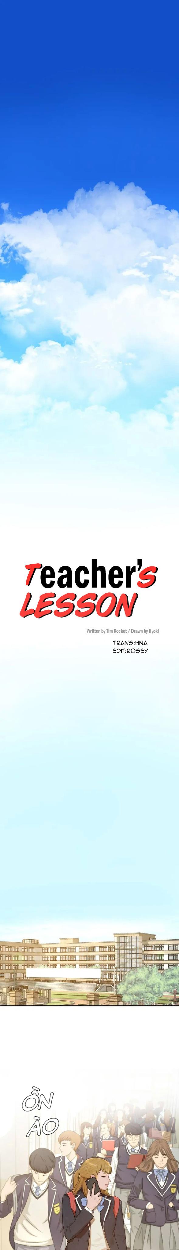 Teacher Lesson - Manhwa 18+ Chapter 1 - Trang 1