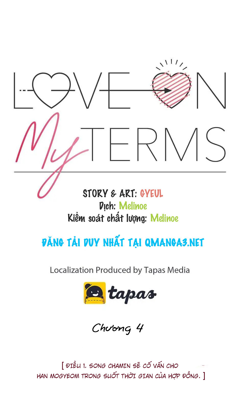 Love On My Terms Chapter 4 - Trang 1