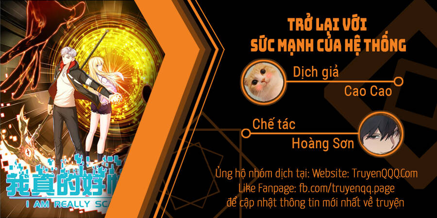 Trở Lại Với Sức Mạnh Của Hệ Thống Chapter 3 - Trang 1