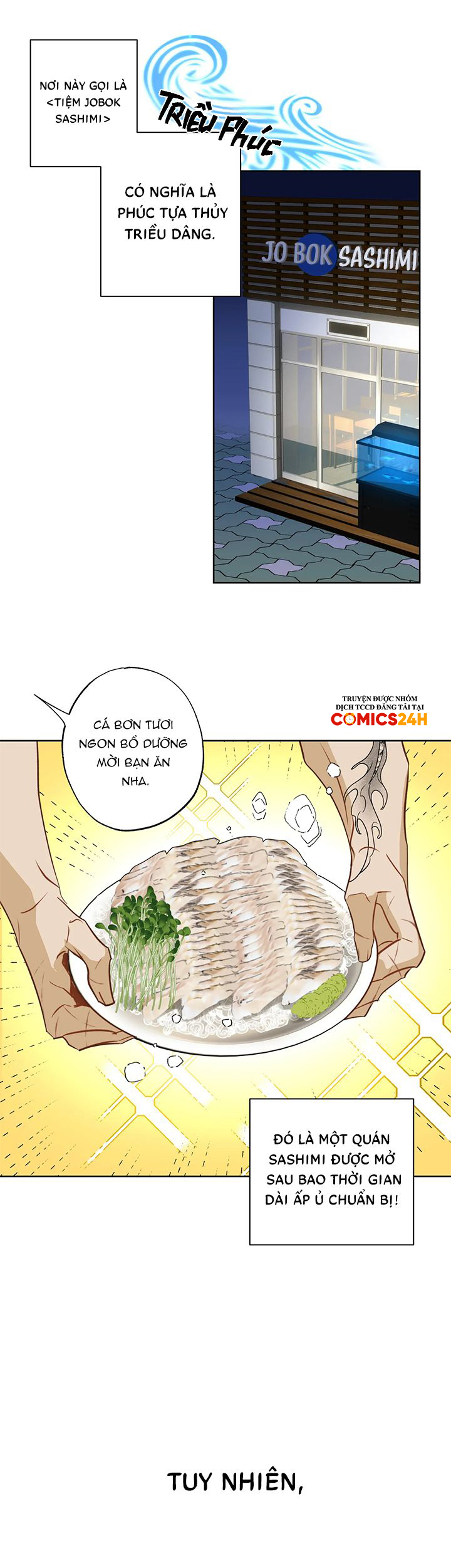 Tình Đầu Của Chủ Tiệm Sashimi Là Người Cá Chapter 1 - Trang 9