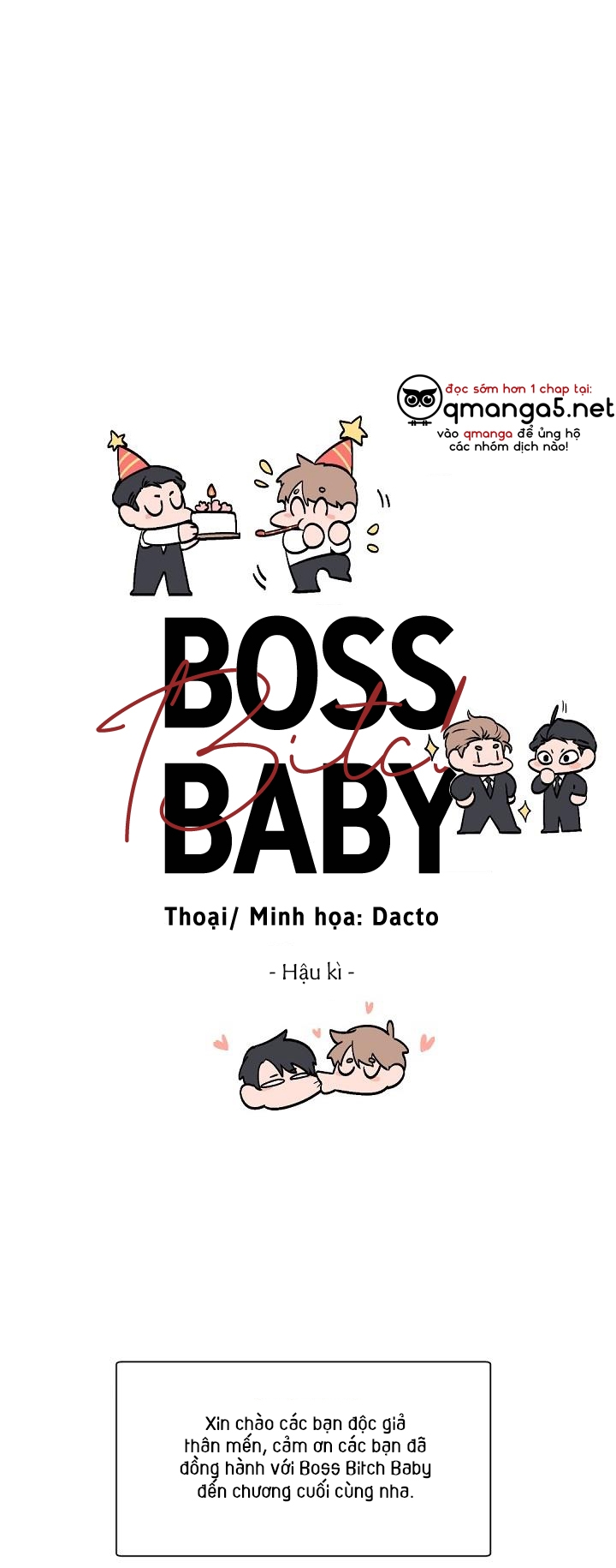 Boss Bitch Baby Chapter 59.5 - Trang 3